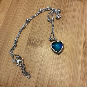 Heart Necklace 19” NWOT